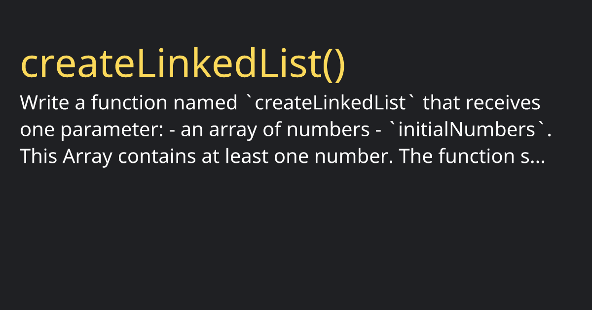 implementing linked list in js